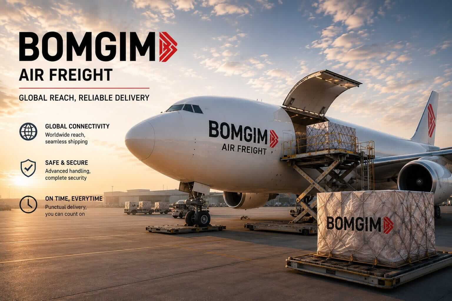 Bomgim shipping containers at port